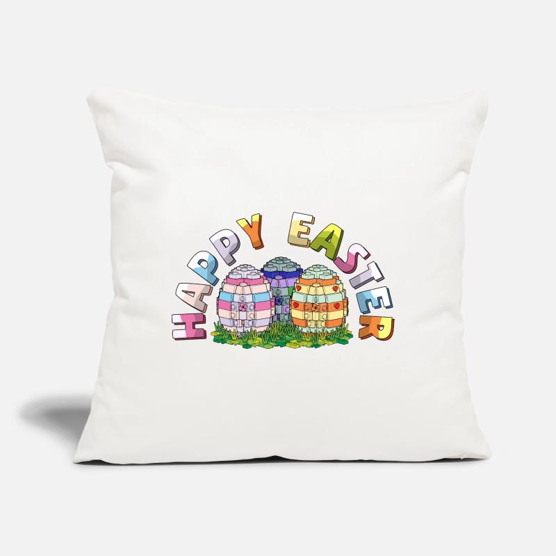 Happy Easter Brick Builder Easter Eggs Bricks Sofa pillow with filling 45cm x 45cm