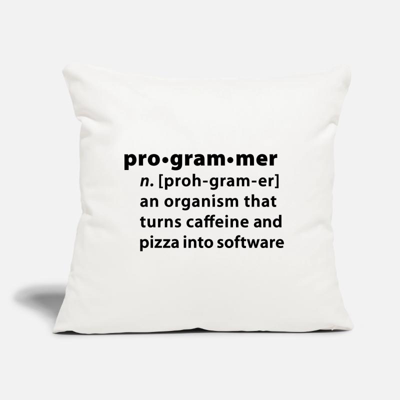 Program definition - the definition Programmer Sofa pillow with filling 45cm x 45cm