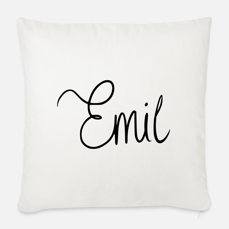 Emil - Sofakissen mit Füllung 45 x 45 cm - Naturweiß 