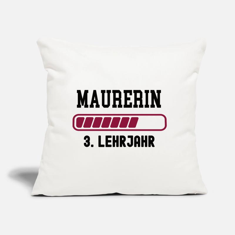 Apprenticeship as a bricklayer, 3rd year of apprenticeship, as a bricklayer apprenticeship Sofa pillow with filling 45cm x 45cm