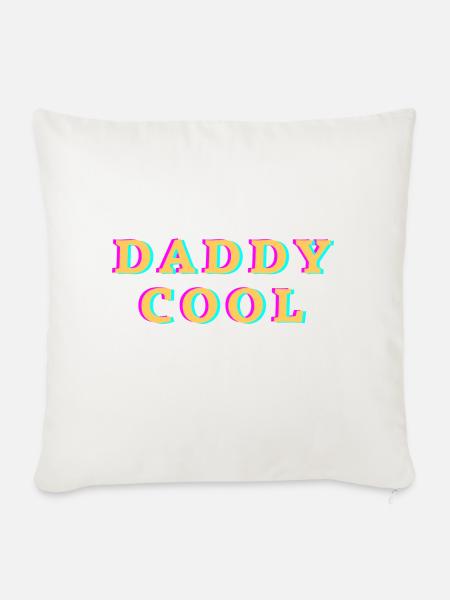 Super daddy - Sofakissen mit Füllung 45 x 45 cm - Naturweiß