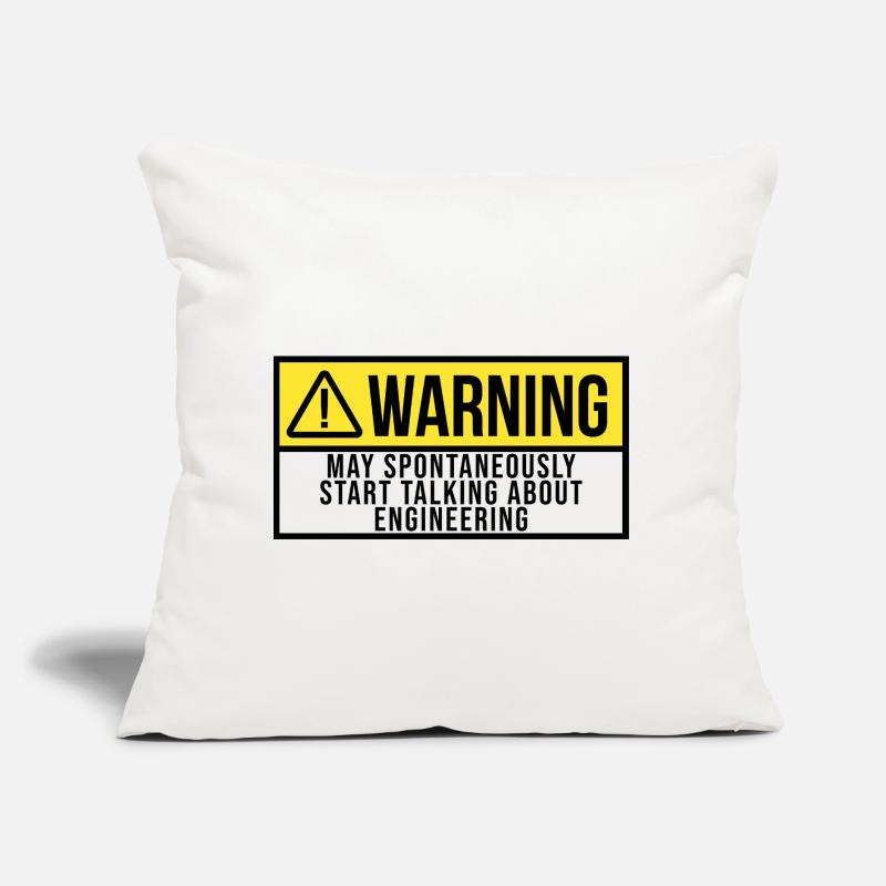 May Spontaneously Start Talking About Engineering Sofa pillow with filling 45cm x 45cm