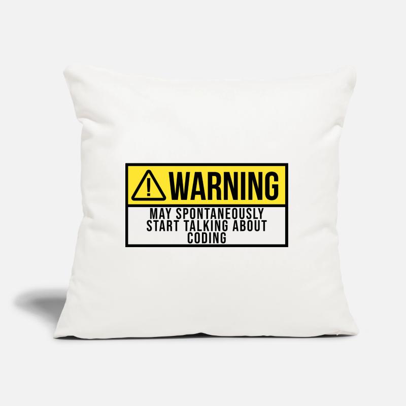 Coding Sofa pillow with filling 45cm x 45cm