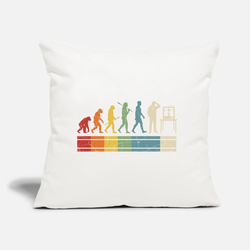Évolution de l’impression 3D – Vintage Maker Design Coussin et housse de 45 x 45 cm