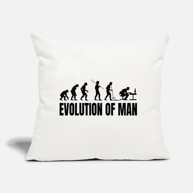 Programmeur Computer Freak Evolution Coussin et housse de 45 x 45 cm