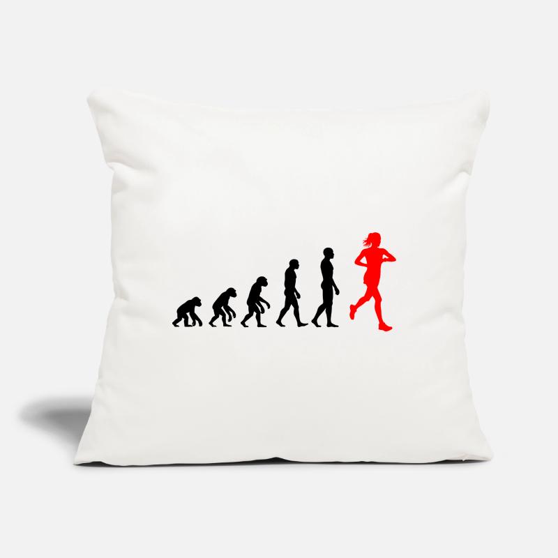 EVOLUTION RUNNERIN PUISSANCE ! AJUSTEMENT DE COUREUR DE JOGGING Coussin et housse de 45 x 45 cm