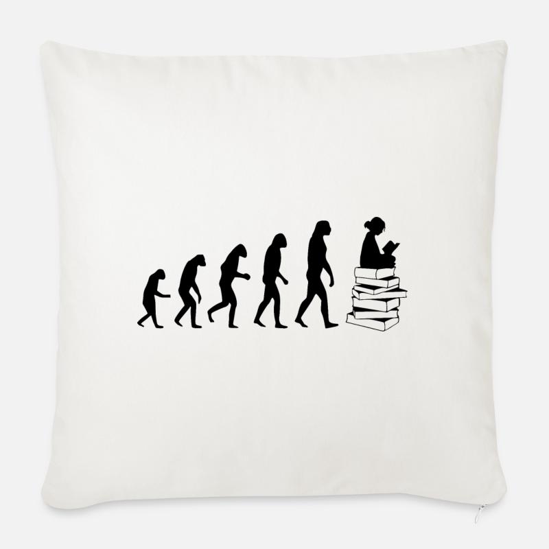 Read Evolution - Sofakissen mit Füllung 45 x 45 cm - Naturweiß 