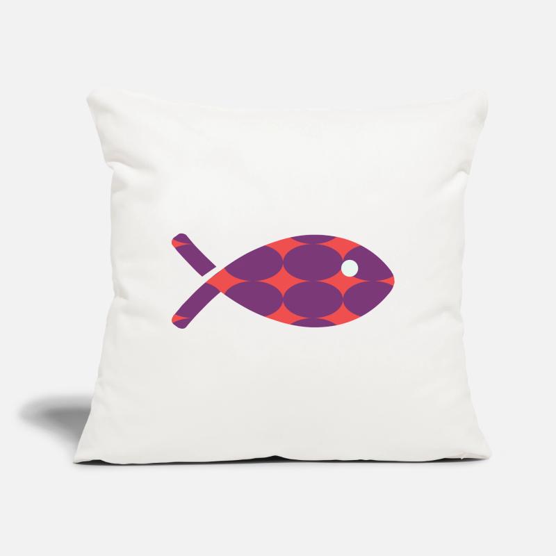 FISH Sofa pillow with filling 45cm x 45cm