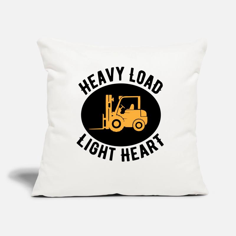 FORKLIFT FOLK operator fun Sofa pillow with filling 45cm x 45cm