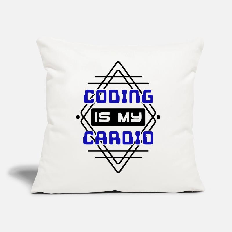 Cooler Spruch Developer Coden Programmierer Code Sofakissen mit Füllung 45 x 45 cm