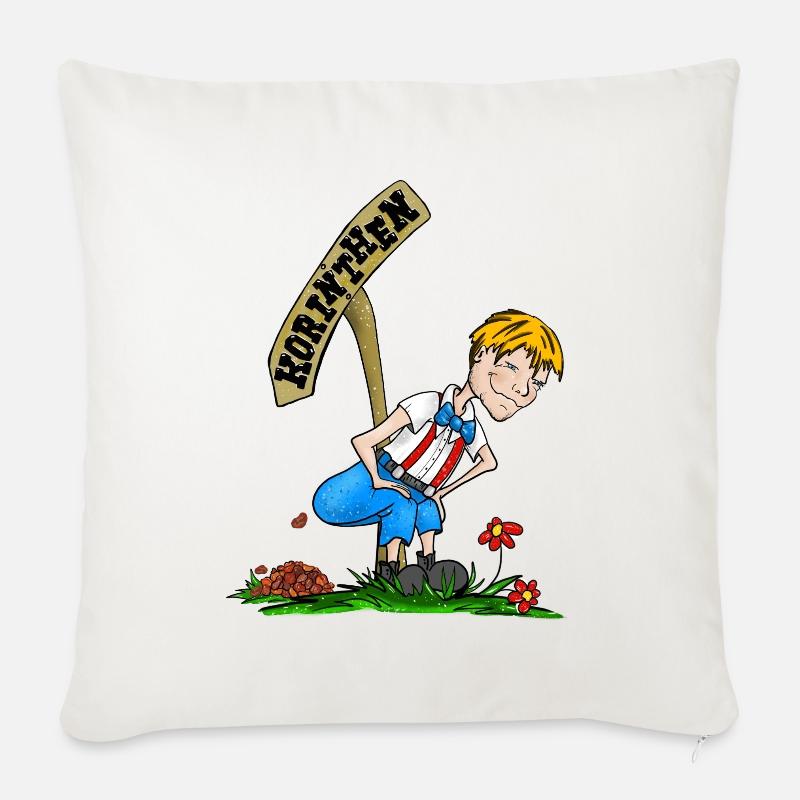 Korinthenkacker blond - Sofakissen mit Füllung 45 x 45 cm - Naturweiß 