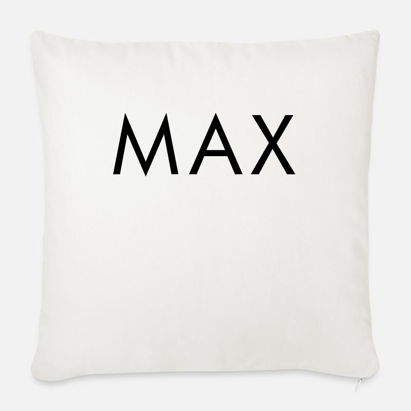 MAX - Sofakissen mit Füllung 45 x 45 cm - Naturweiß 