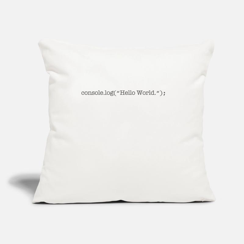 Javascript Developer Geek Sofa pillow with filling 45cm x 45cm