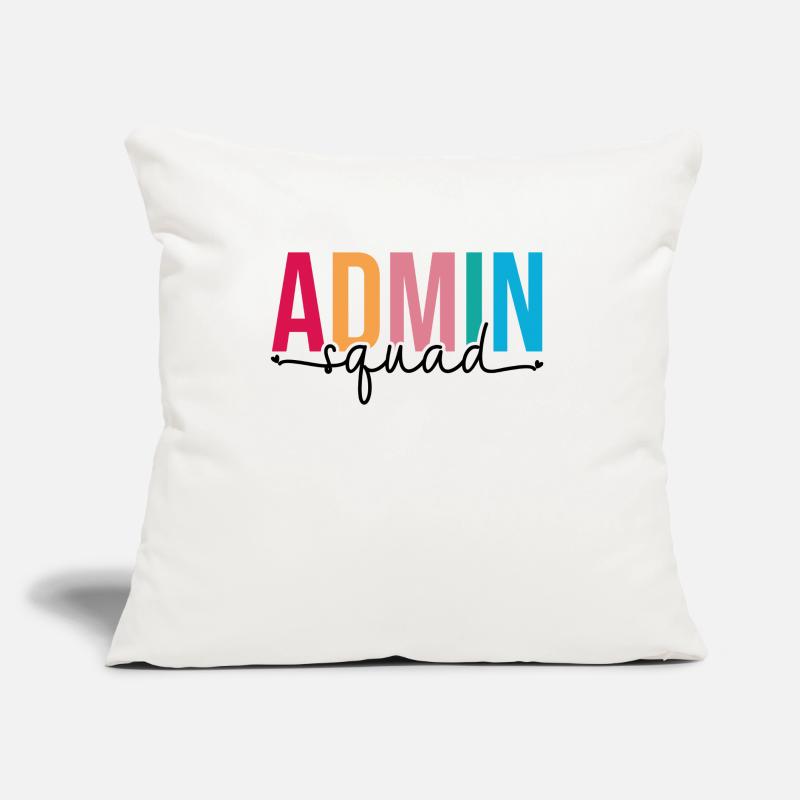 Admin Squad Verwaltungsassistent Admin Team Sofakissen mit Füllung 45 x 45 cm