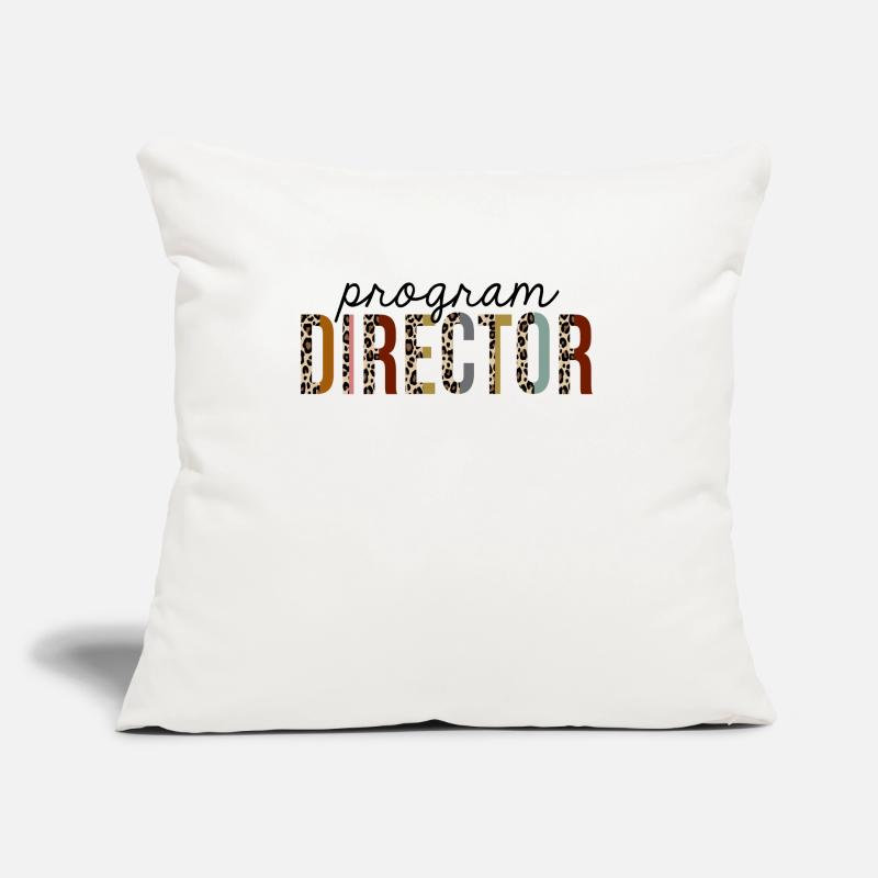 Program Director Leopard Print Funny Sofa pillow with filling 45cm x 45cm