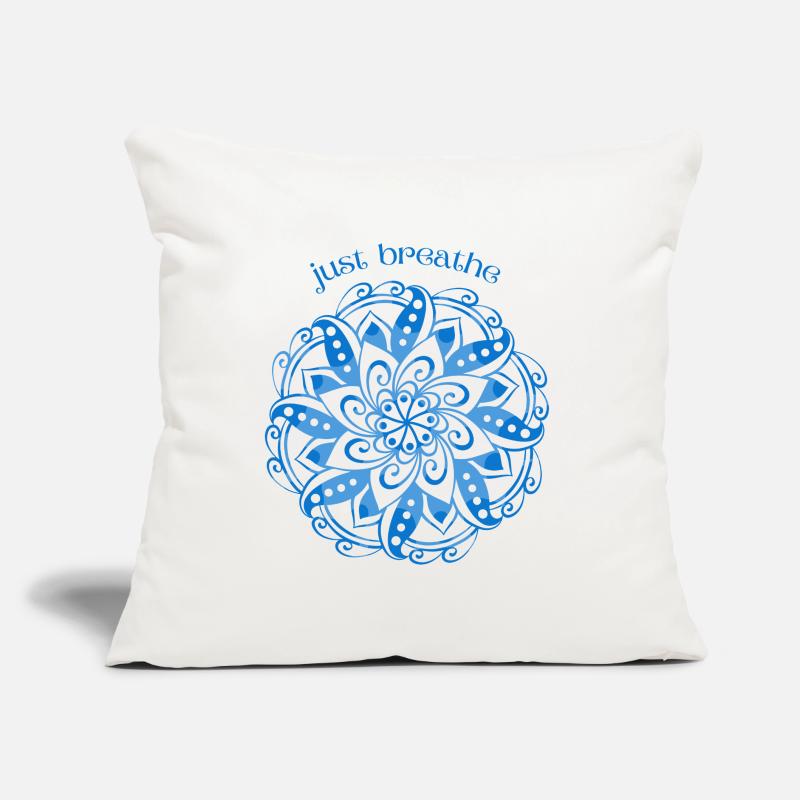 Respirez simplement Coussin et housse de 45 x 45 cm