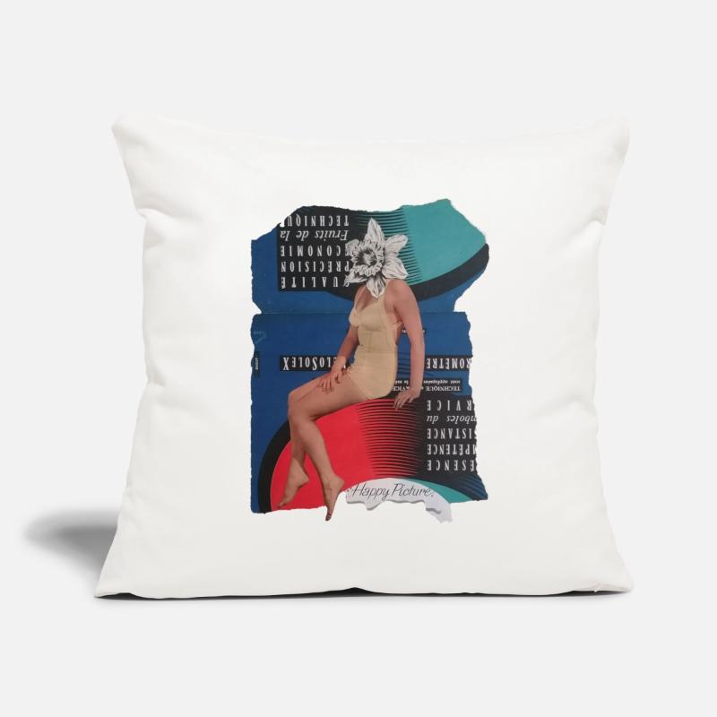 diffusion d’image heureuse Coussin et housse de 45 x 45 cm