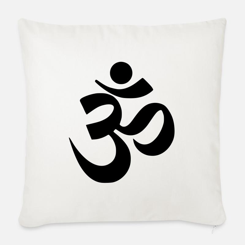 AUM - Sofakissen mit Füllung 45 x 45 cm - Naturweiß 