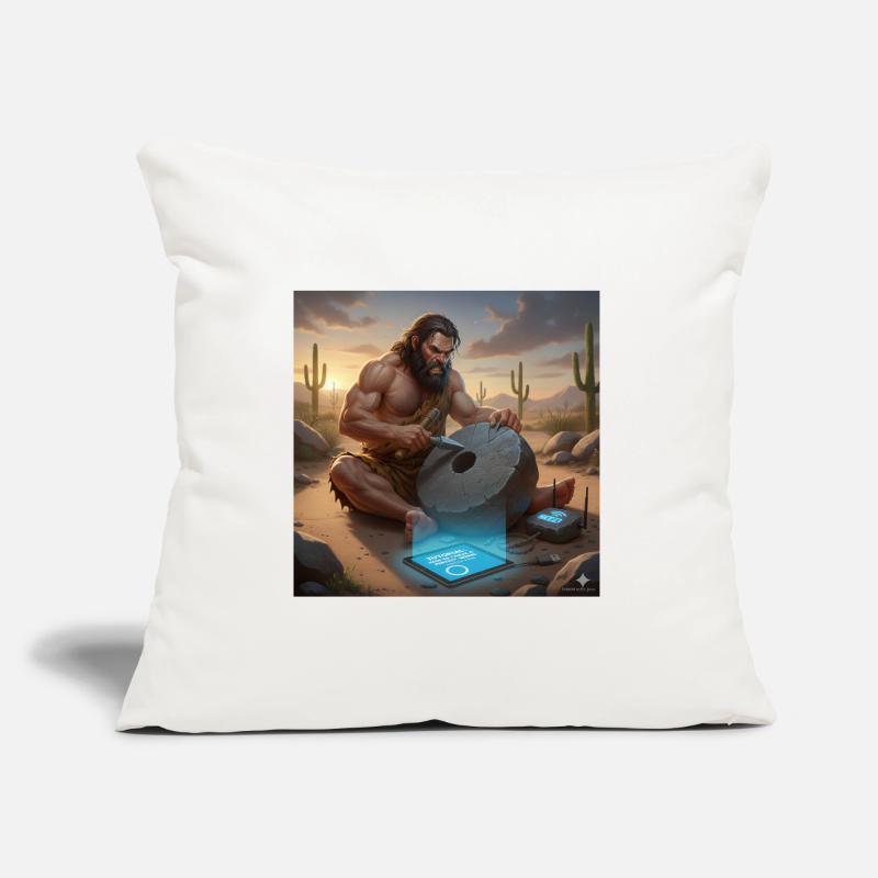 Caveman Tech Support – Das erste Tutorial Sofakissen mit Füllung 45 x 45 cm