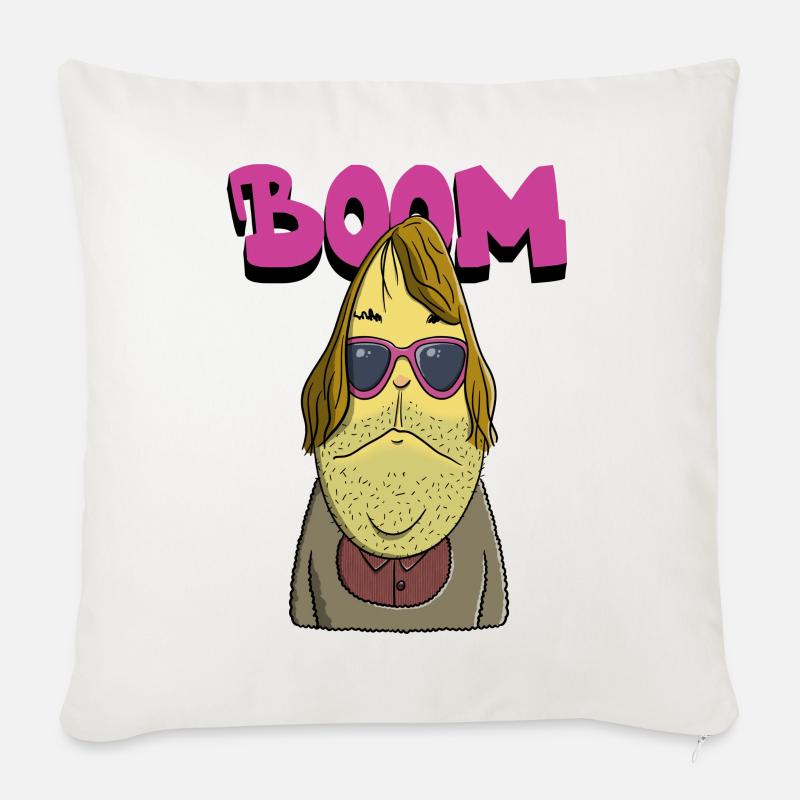 Boom - Cuscino da divano 45 x 45 cm con riempimento - bianco naturale