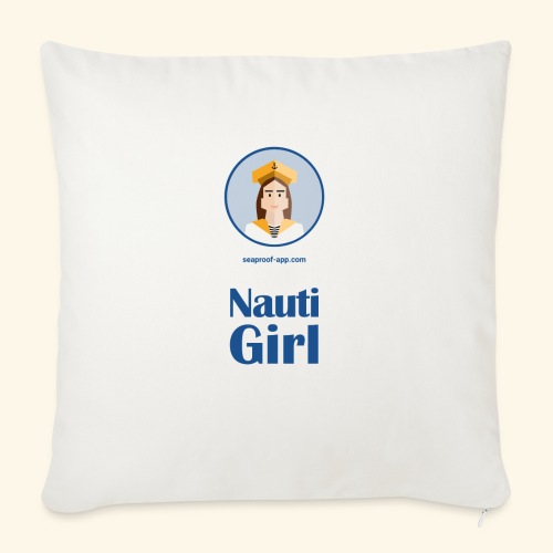 SeaProof Nauti Girl - Sofakissen mit Füllung 45 x 45 cm