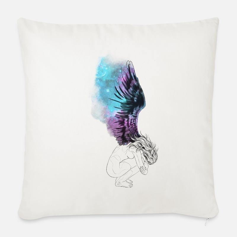 Qual - Sofakissen mit Füllung 45 x 45 cm - Naturweiß