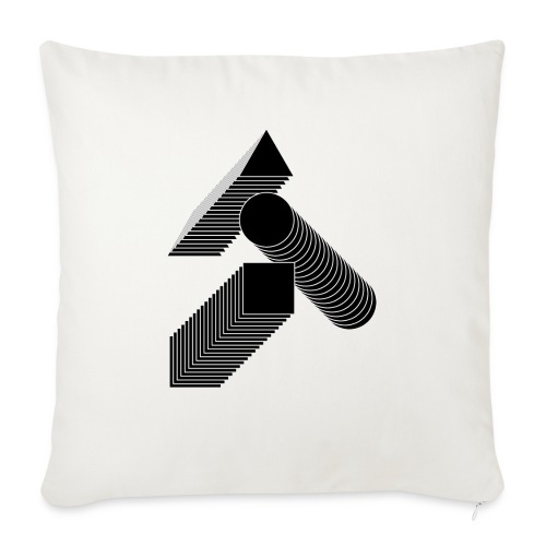 BAUHAUS geometric figures - Poduszka na kanapę z wkładem 45 x 45 cm