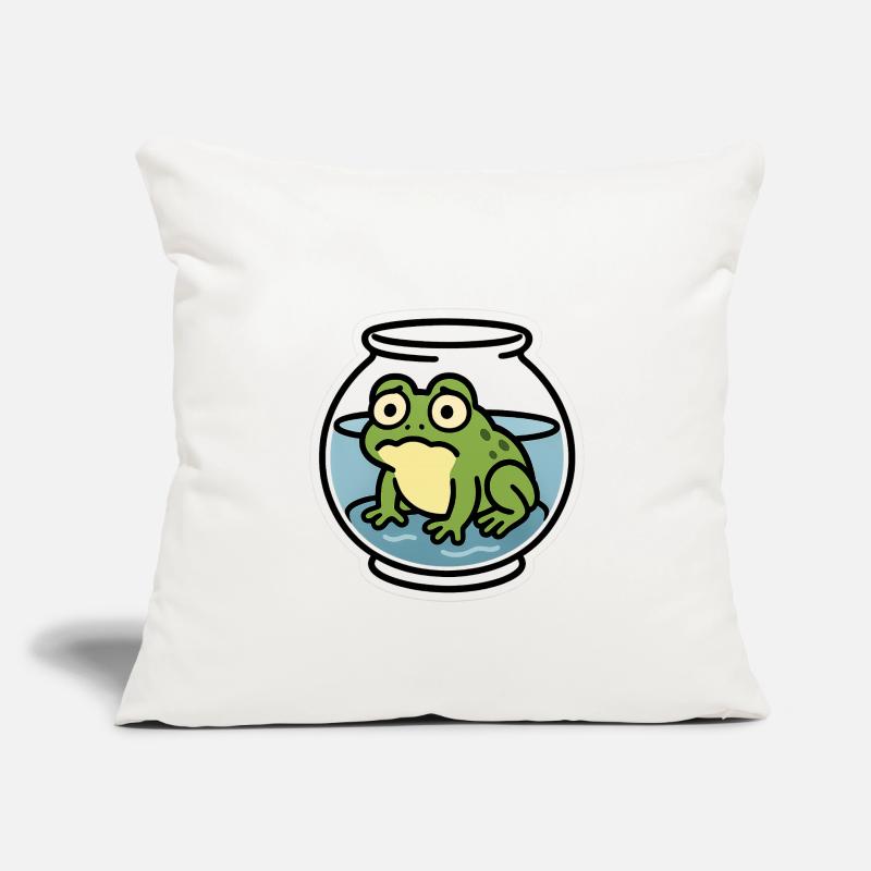 Frog in a Bowl Sofa pillow with filling 45cm x 45cm