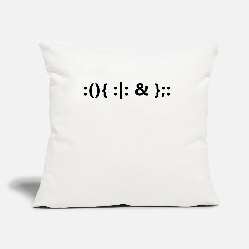 Linux Admin Fork Bomb Linux Sofakissen mit Füllung 45 x 45 cm