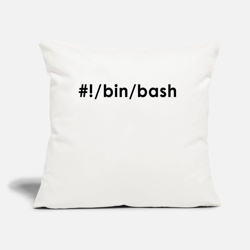 Programmer Admin Devops Linux Bash Sofa pillow with filling 45cm x 45cm
