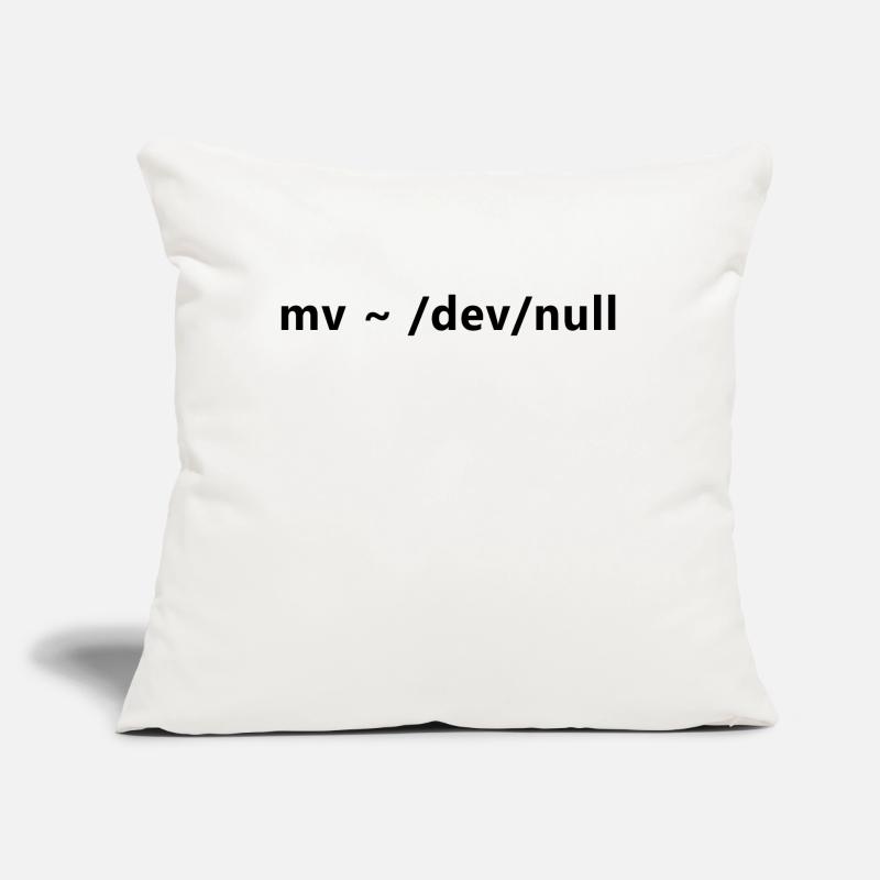 Commandes Linux dangereuses de Linux Admin Coussin et housse de 45 x 45 cm