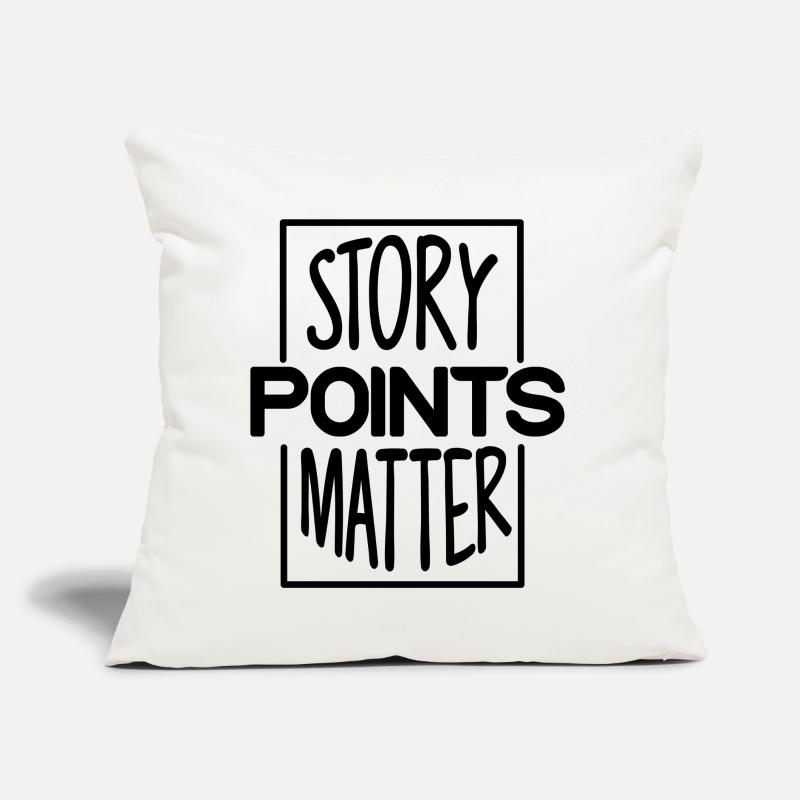Scrum Story Points Scrum Programmierer Sofakissen mit Füllung 45 x 45 cm