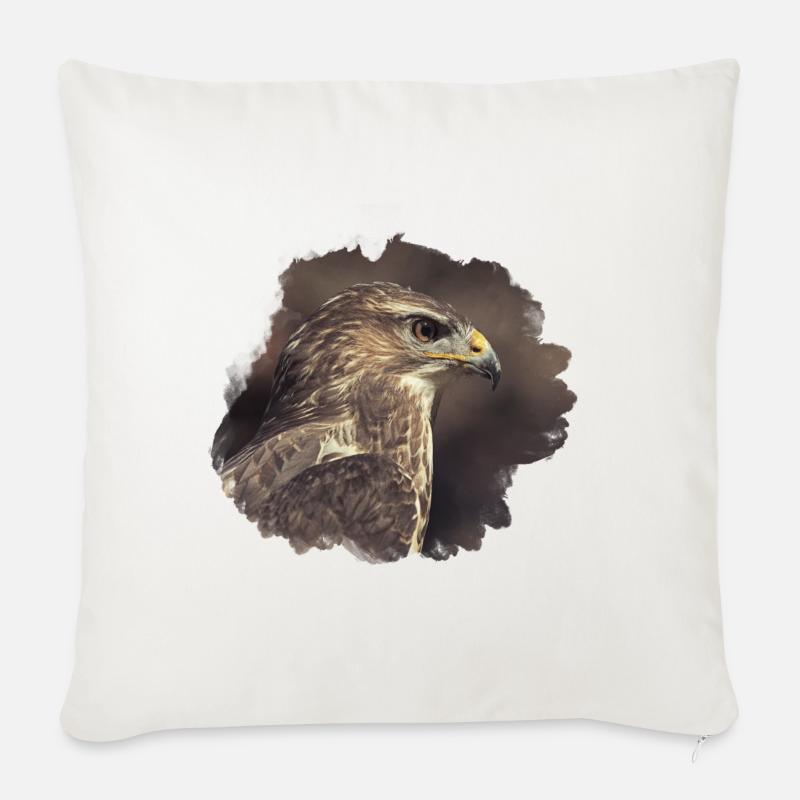 Buse variable - Coussin et housse de 45 x 45 cm - blanc nature