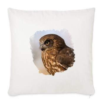 Kauz Design - Sofakissen mit Füllung 45 x 45 cm - Naturweiß  - Vorne
