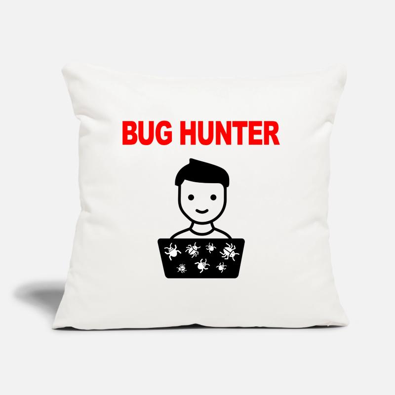 Bug Hunter, Software Testing, Programmer, IT, Bugs Sofa pillow with filling 45cm x 45cm