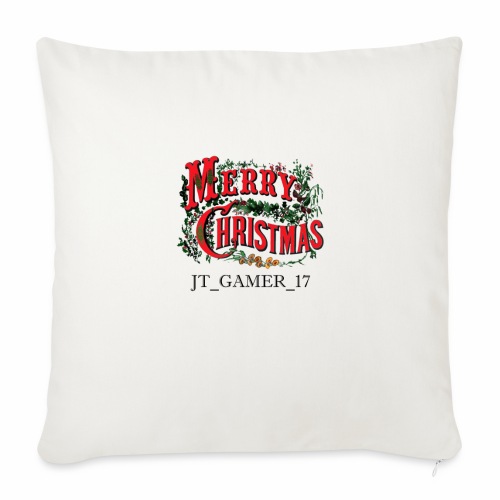Merry Christmas T-Shirt - Sofa pillow with filling 45cm x 45cm