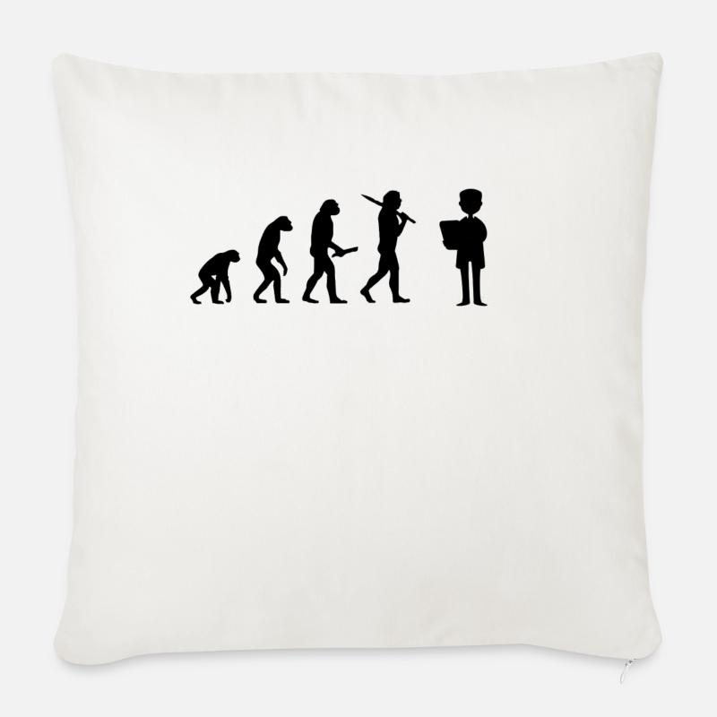 doktor Evolution Fortschritt Entwicklung - Sofakissen mit Füllung 45 x 45 cm - Naturweiß 