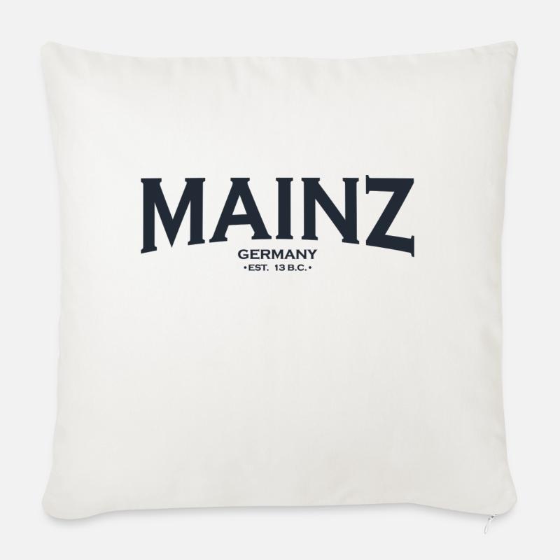 Mainz - Sofakissen mit Füllung 45 x 45 cm - Naturweiß 