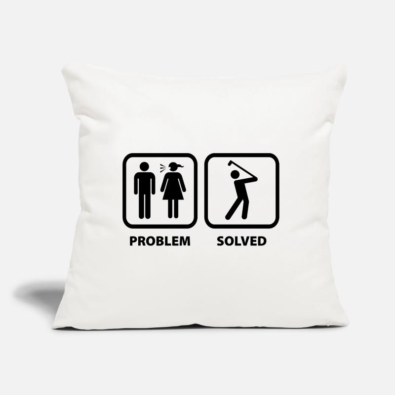 Problem Solved Golf Sofa pillow with filling 45cm x 45cm