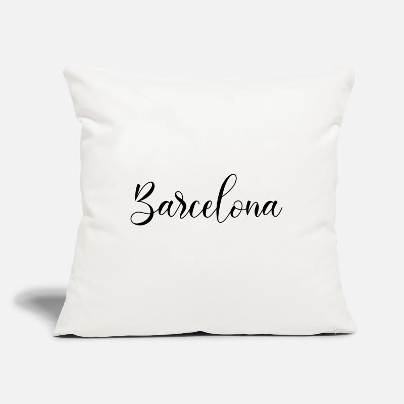 Barcelone Coussin et housse de 45 x 45 cm