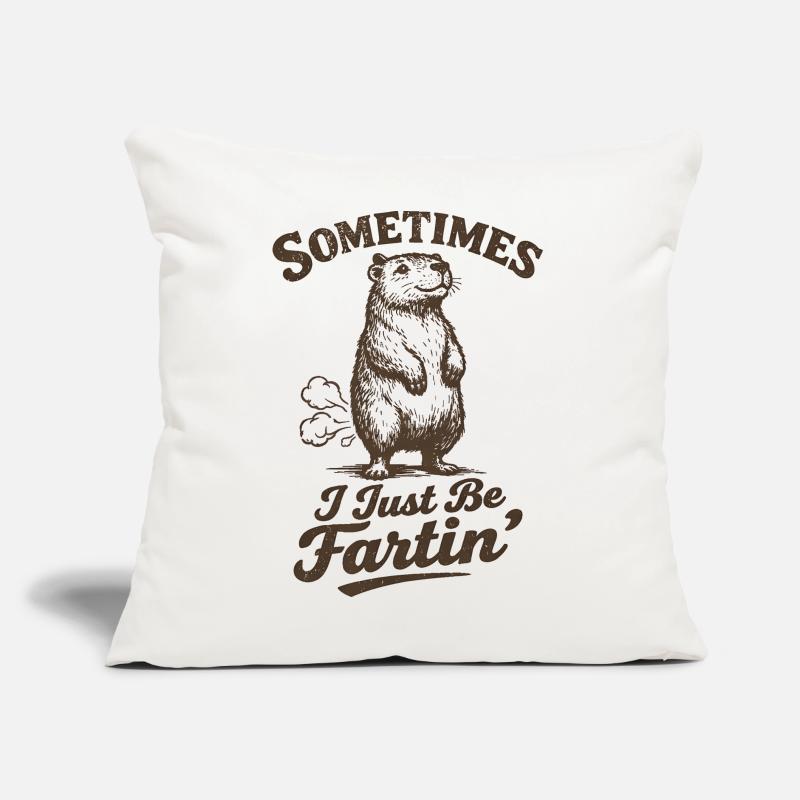 Parfois, je pète simplement. Eau de pet Coussin et housse de 45 x 45 cm