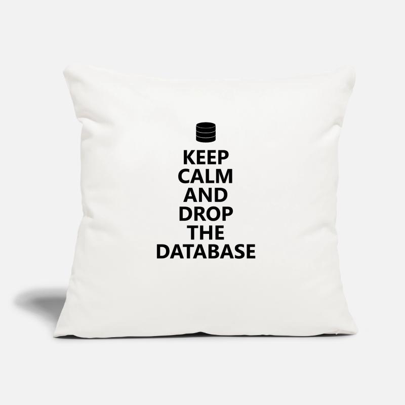 Database admin - keep calm Sofa pillow with filling 45cm x 45cm