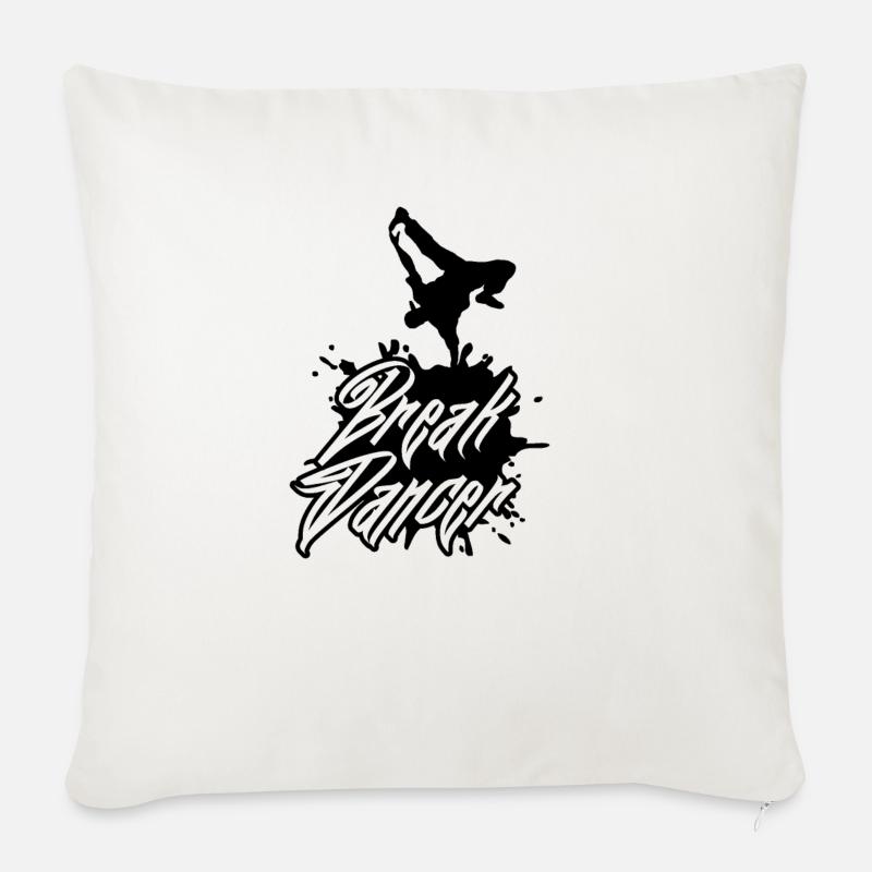Tanz Breakdancer Breakdancing Breakdance Geschenk - Sofakissen mit Füllung 45 x 45 cm - Naturweiß 