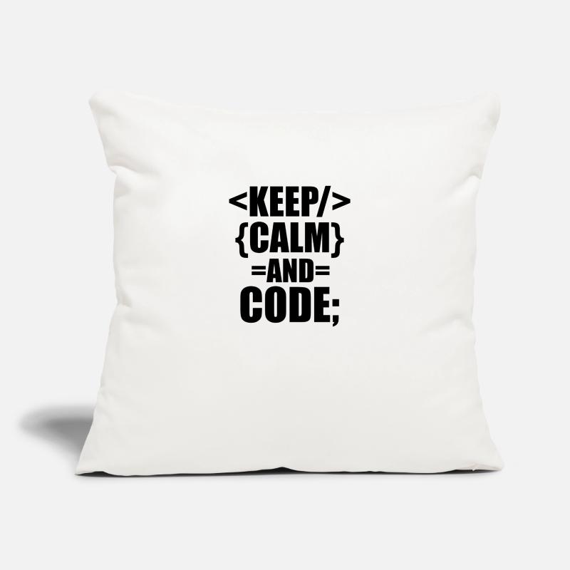 Software developer Sofa pillow with filling 45cm x 45cm