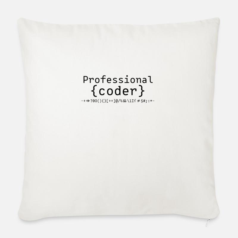 Programmierer Programmierer Programmierer - Sofakissen mit Füllung 45 x 45 cm - Naturweiß 