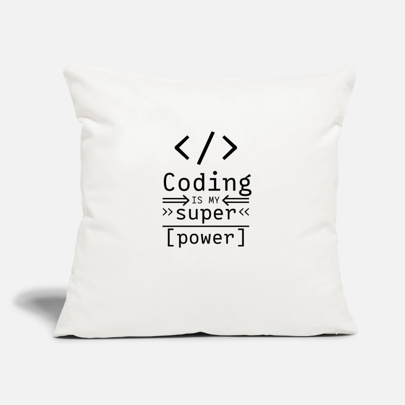 Coding Computer Science Software Programmer Coder Sofa pillow with filling 45cm x 45cm