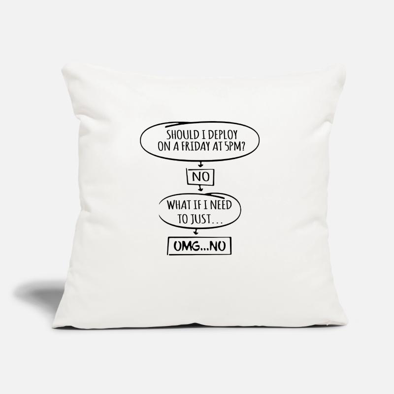 Code Programmierer Nerd Update Entwickler Geschenk Sofakissen mit Füllung 45 x 45 cm