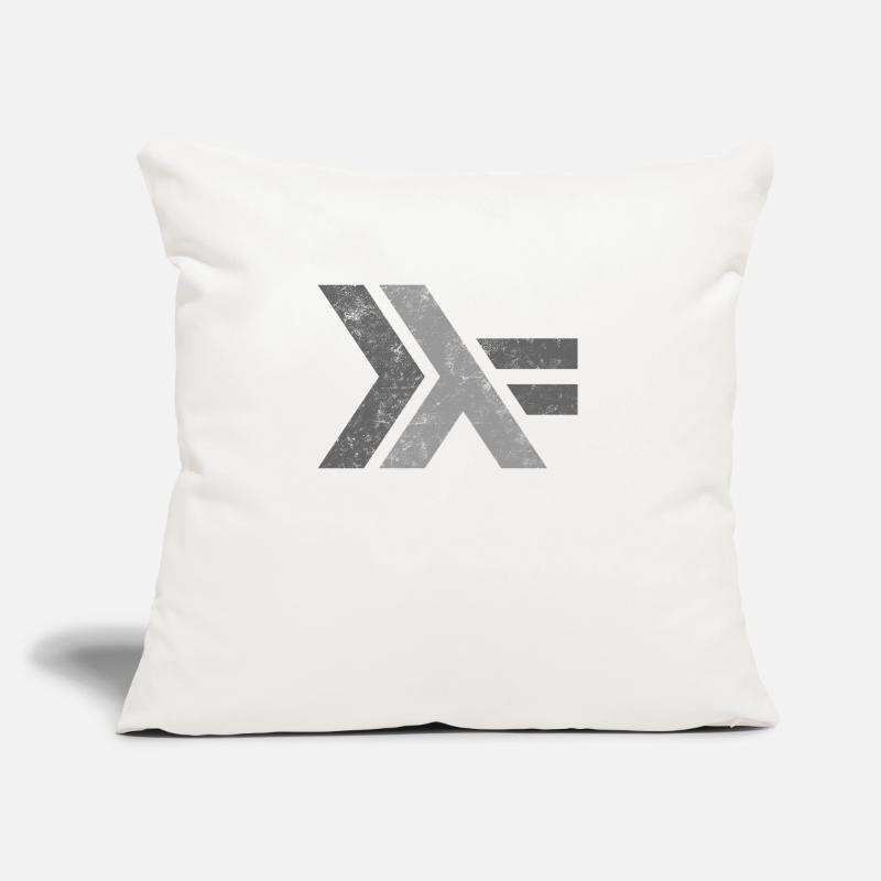 Haskell Programming Language Logo design Sofa pillow with filling 45cm x 45cm