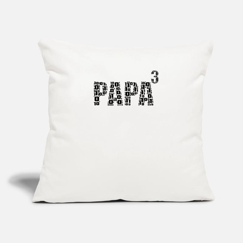 triple dad from binary code for IT specialists Sofa pillow with filling 45cm x 45cm