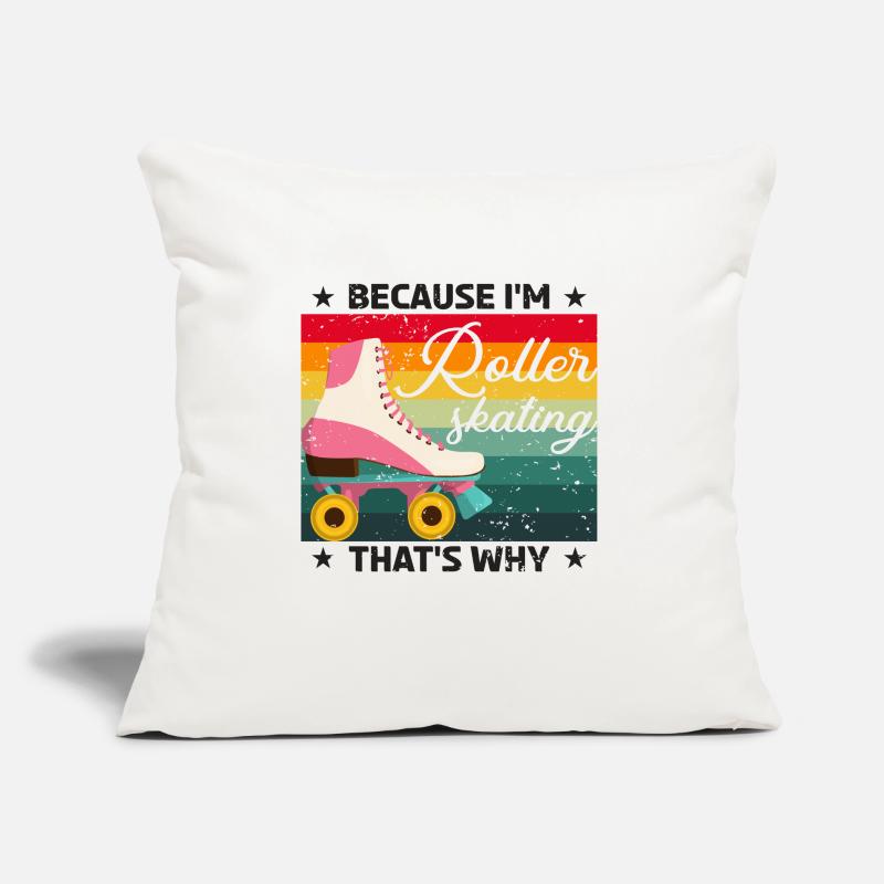 Roller skates Roller skating Roller skaters Sofa pillow with filling 45cm x 45cm